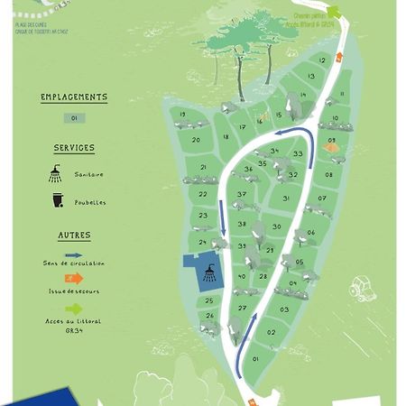 Aire De Camping Car, Caravane, Tente Emplacement Nu Avec Electricite Petit Camping Hotel Plestin-les-Grèves Екстериор снимка