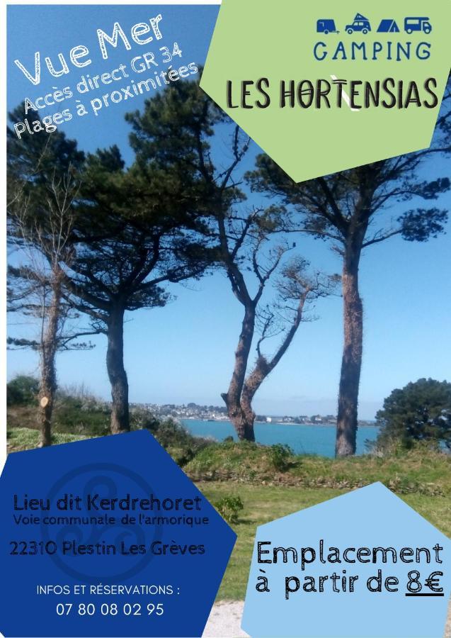 Aire De Camping Car, Caravane, Tente Emplacement Nu Avec Electricite Petit Camping Hotel Plestin-les-Grèves Екстериор снимка